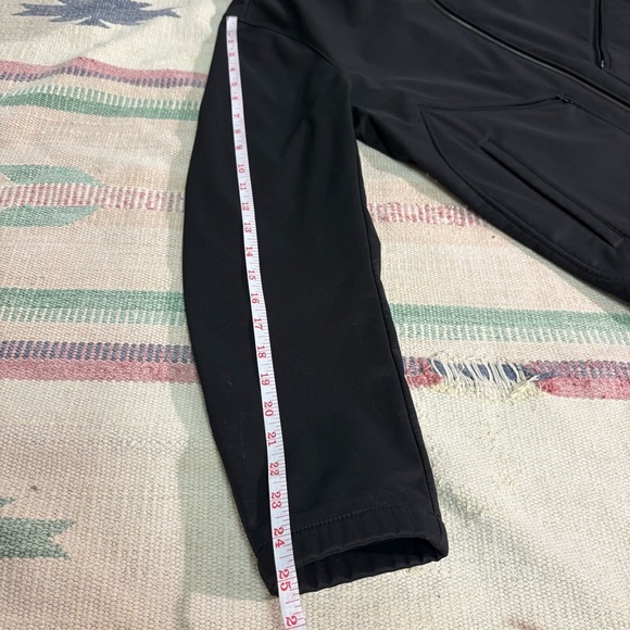 Banana Republic Womens Small Water Resistant Fleece Lined Jacket Coat Rain Hood - Picture 11 of 13